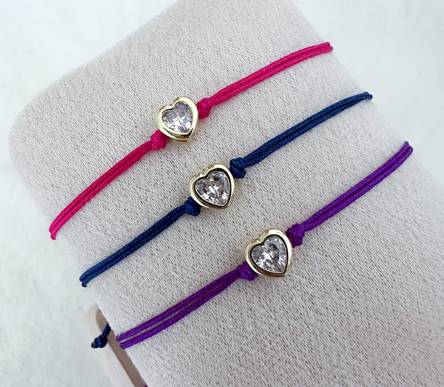 Cubic Zirconia Heart Bracelet