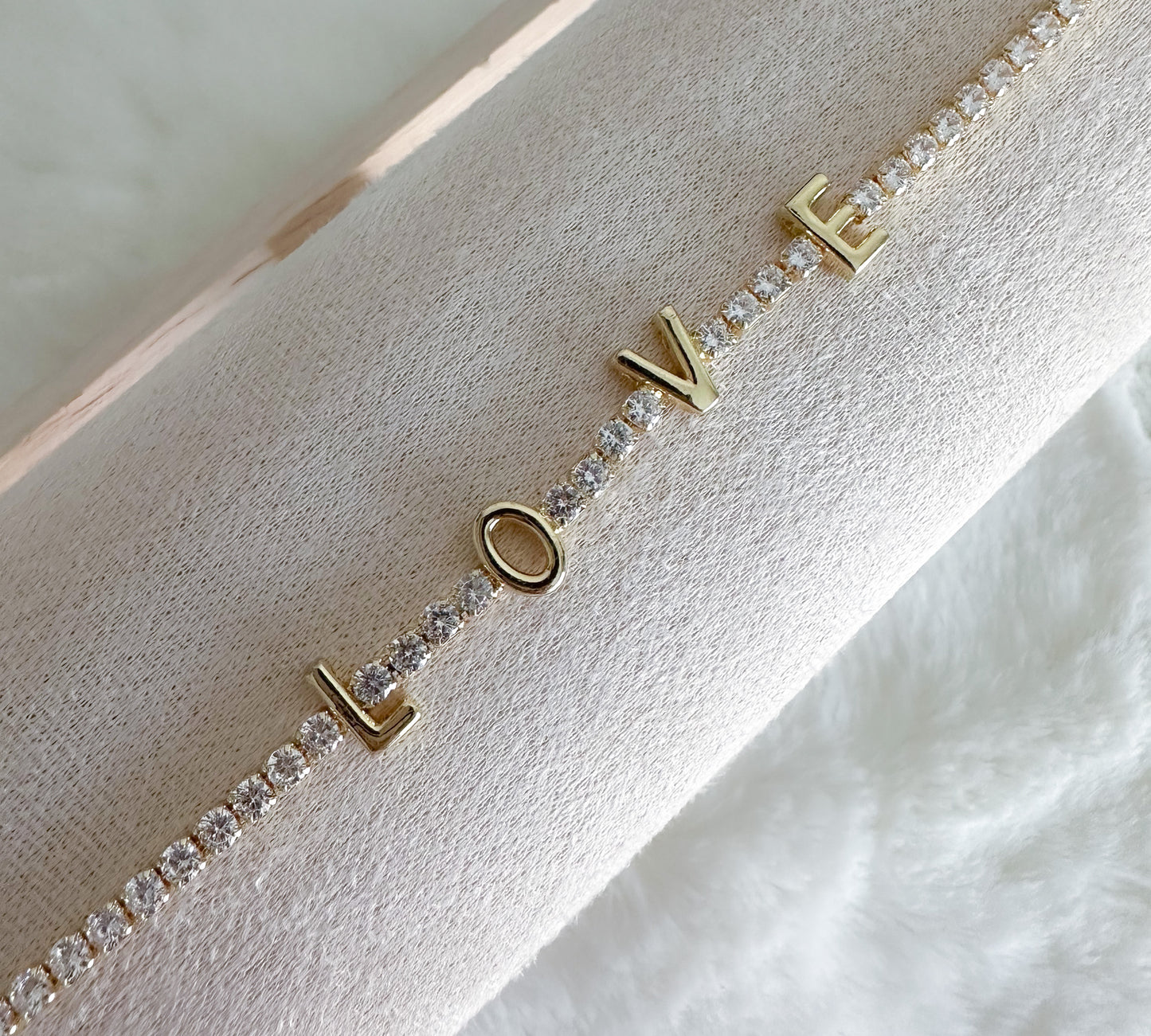 Love Tennis Bracelet