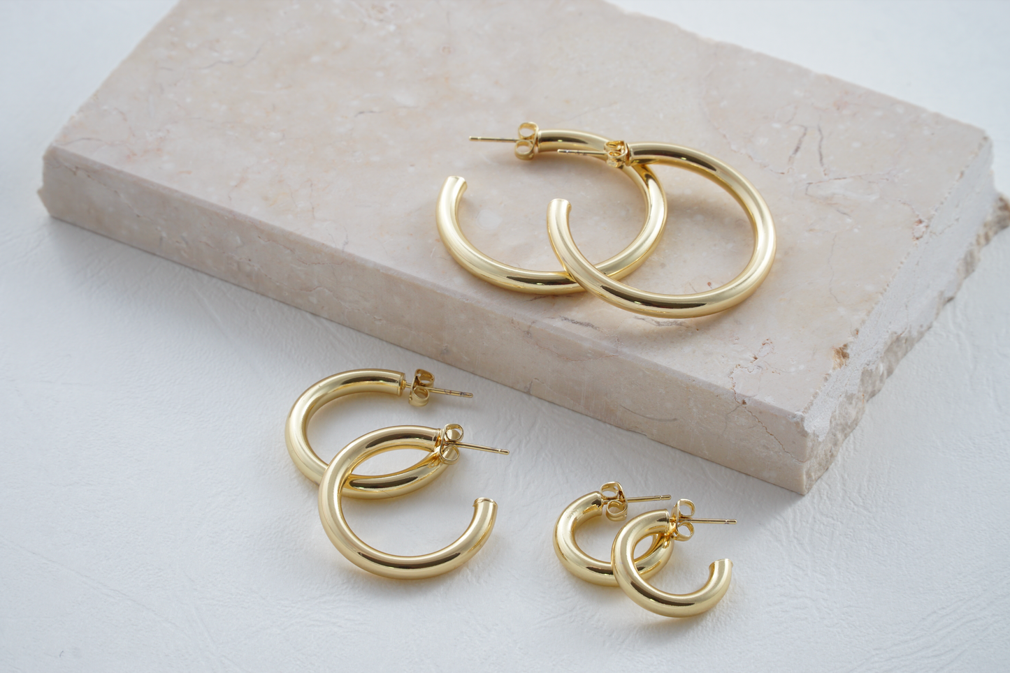 Basic Gold Hoops