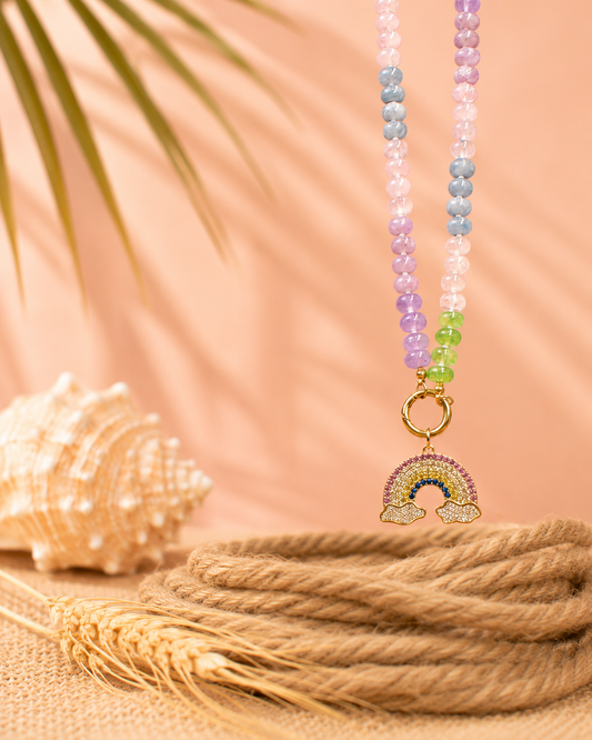 Rondellle Rainbow Necklace