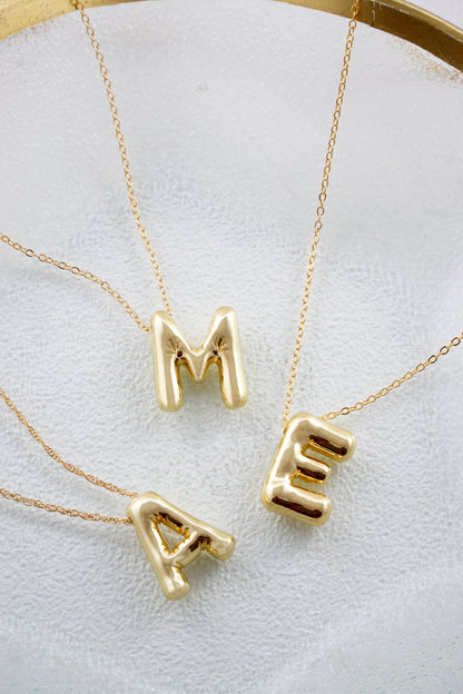 Balloon Initial Necklace