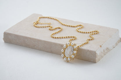 Pearl Guadalupe Necklace