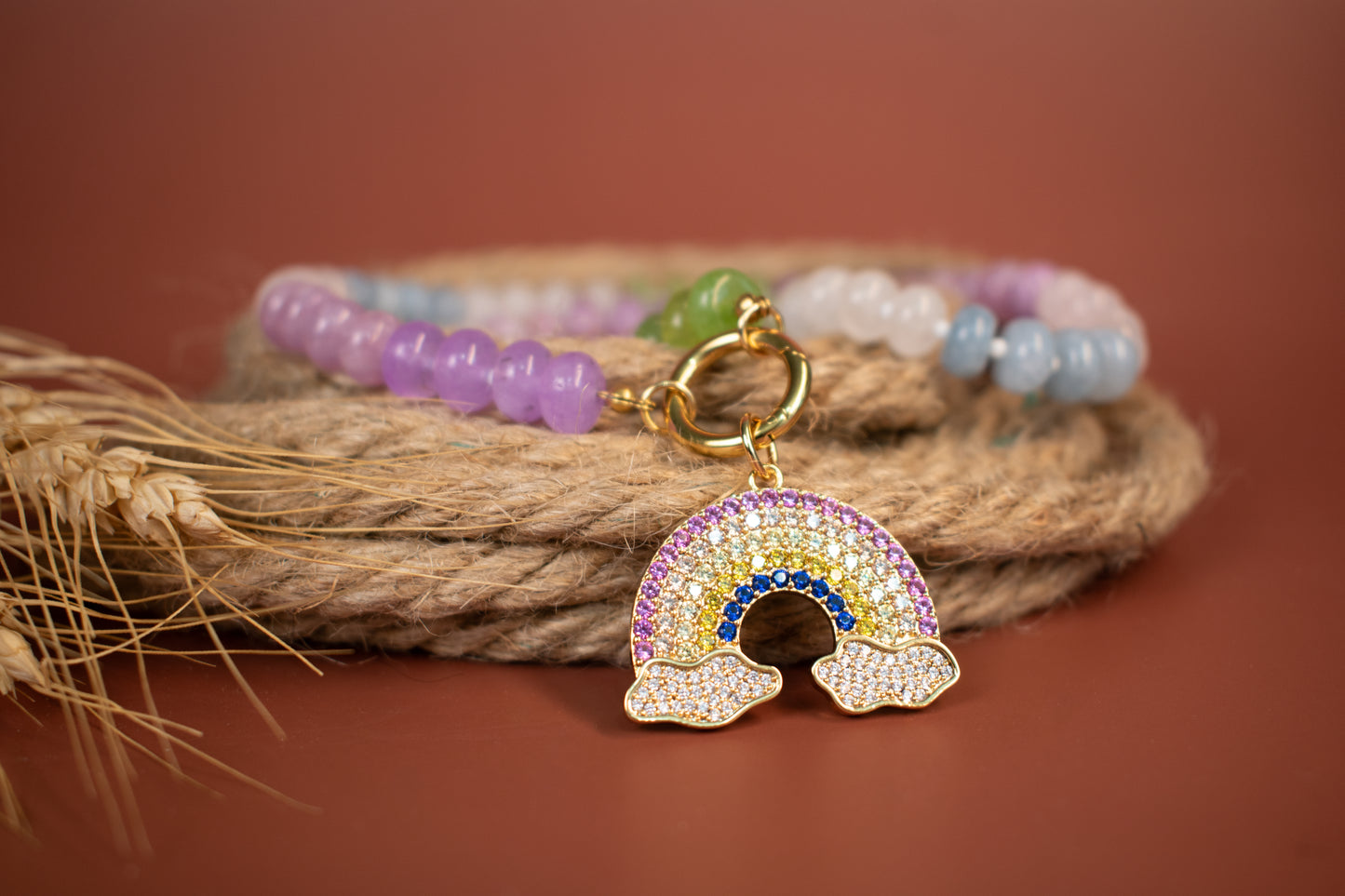 Rondellle Rainbow Necklace