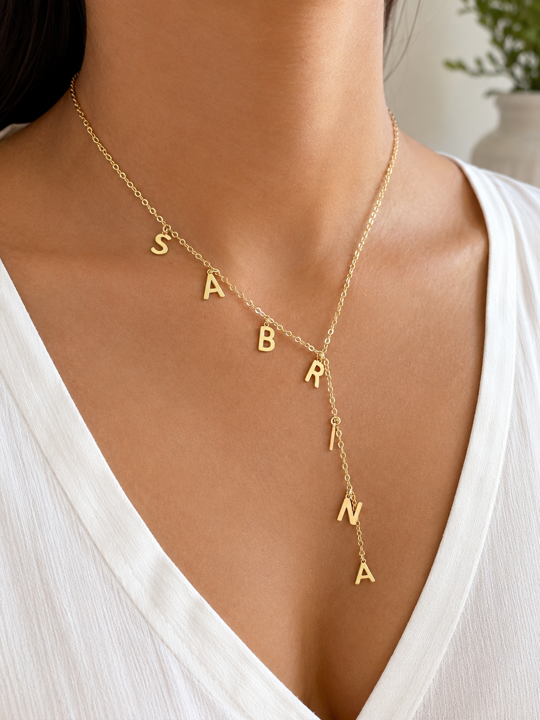 Personalized Gold Name Necklace